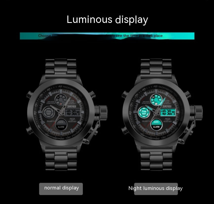 Skmei Wristwatches Men Skmei Hot Selling Outdoor Sports Waterproof Men's Steel Strap