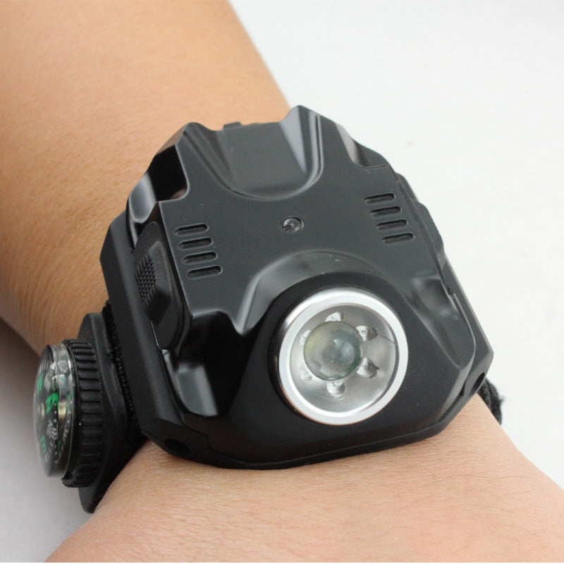 Outdoor LED Rechargeable Wrist Watch Light