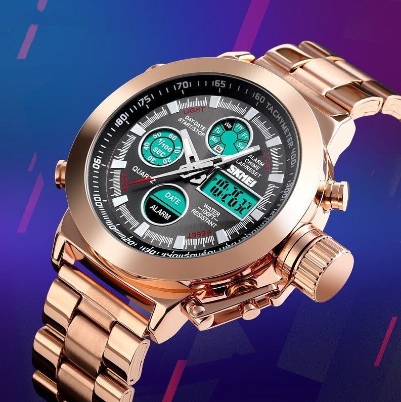 Skmei Wristwatches Men Skmei Hot Selling Outdoor Sports Waterproof Men's Steel Strap