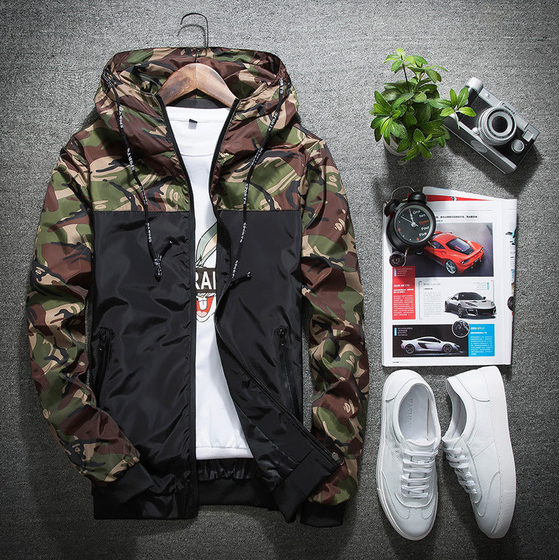 Men's Camouflage Lightweight Hoodies
