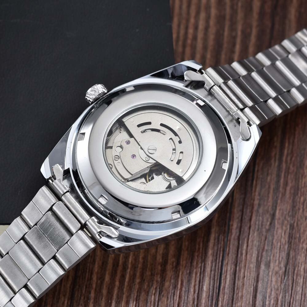 Relogio Masculino Men Tourbillon Watches Stainless Steel Band