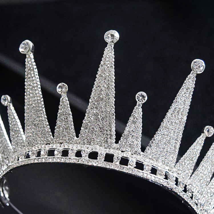 Luxury Sparkling Crystal Floral Bridal Jewelry Sets Rhinestone Tiaras Crown