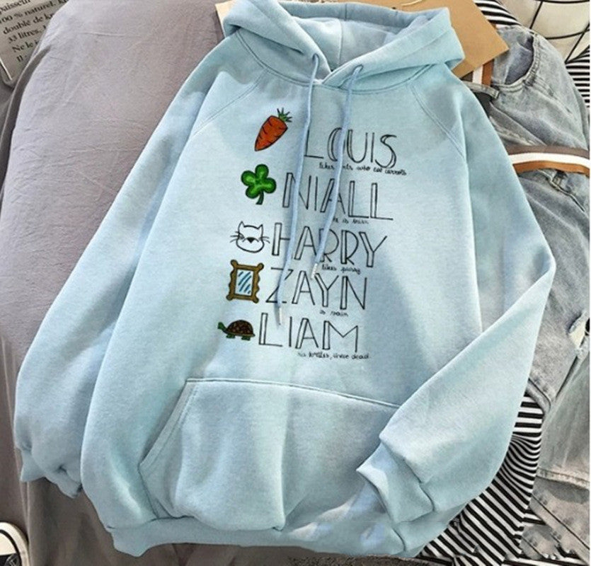 Aesthetic Pullover Hooded Sweatshirt Clothes