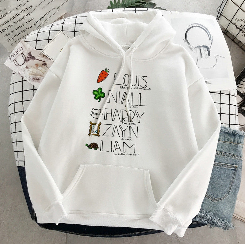 Aesthetic Pullover Hooded Sweatshirt Clothes